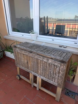 Conjunto Mesa y 4 Sillas Jardín Carrefour