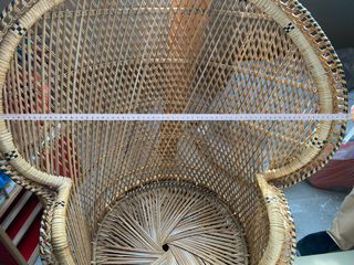 Sillón de ratán estilo peacock/Emmanuelle