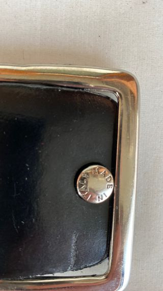 Fibbia cintura metallo 7x7 cm