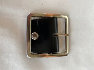 Fibbia cintura metallo 7x7 cm