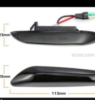 Intermitentes Led Dinámicos para BMW Cristal Negro