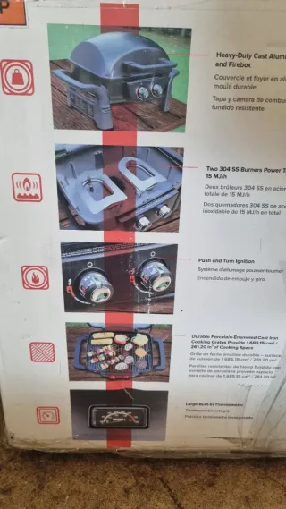 Barbacoa de gas nexgrill fortrees 2.0