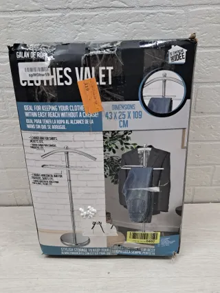 Galán de noche cromado Perchero