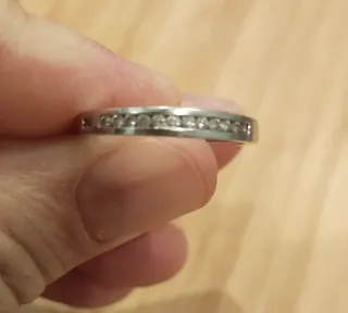 Anillo Tous Oro Blanco 18k Diamantes