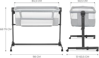 - Kinderkraft Neste UP 2 Cuna Colecho para Bebé