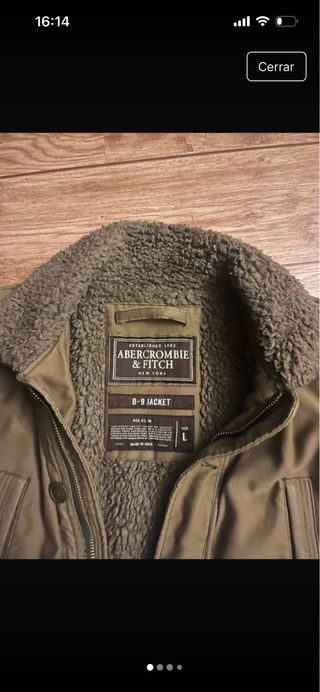 Parka Abercrombie & Fitch B-9 Jacket Verde Oliva