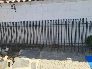 Rejas de jardín metálicas