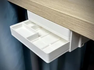 Cajón Escritorio Modular Blanco