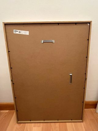 Marco madera con paspartú