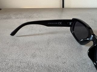 Occhiali da sole rettangolari UV400 neri