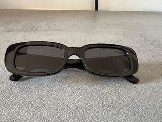 Occhiali da sole rettangolari UV400 neri