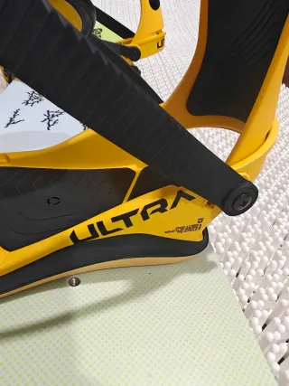 Tabla Snowboard con Fijaciones