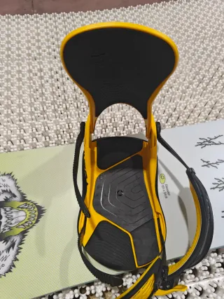 Tabla Snowboard con Fijaciones