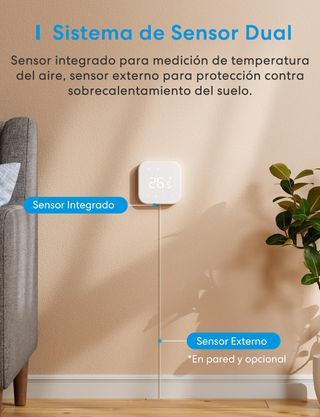 Meross Termostato Calefaccion WiFi para Calderas,