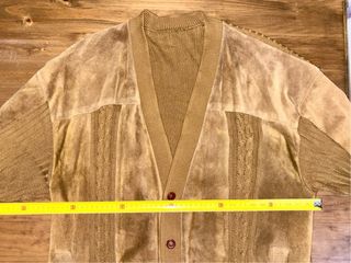Cárdigan Vintage Caqui Antelina Talla 52