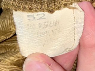 Cárdigan Vintage Caqui Antelina Talla 52