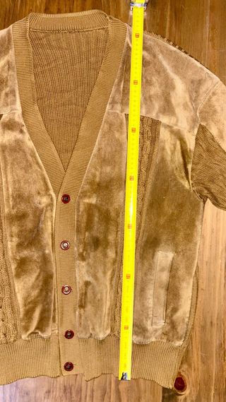 Cárdigan Vintage Caqui Antelina Talla 52
