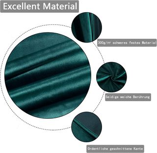 WOLTU Cortinas Opacas Terciopelo Aislantes 2 Pieza