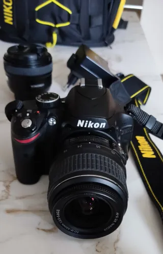 Cámara fotos Nikon.