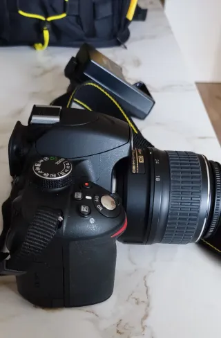 Cámara fotos Nikon.