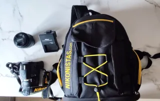 Cámara fotos Nikon.