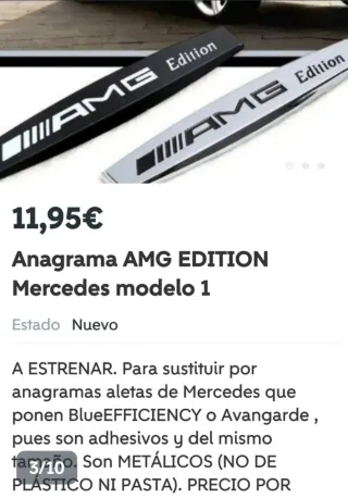 Anagrama AMG EDITION MERCEDES Fuengirola