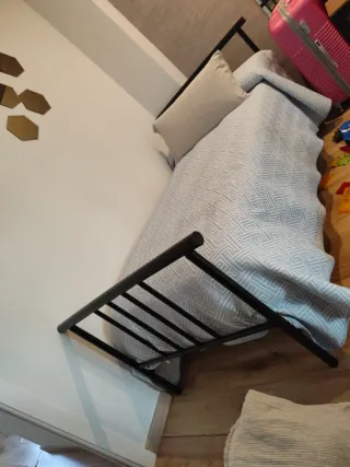 Estructura cama hierro y somier