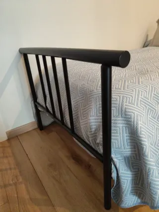 Estructura cama hierro y somier