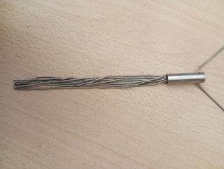 Collana color argento con pendente