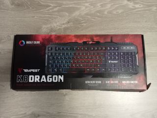 Teclado Gaming RGB Tempest K8 Dragon