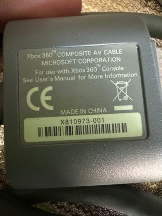 Cable av xbox 360 original cable scart