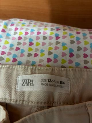 Pantalones cargos de zara para niños