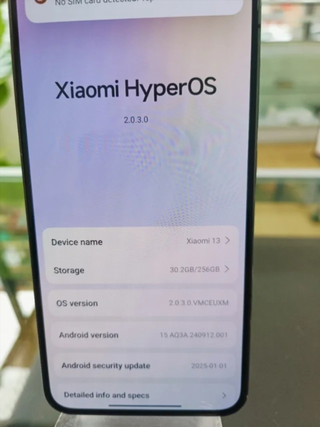 Xiaomi 13 Negro 5G 256GB