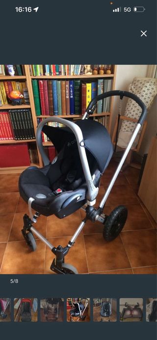 Cochecito capazo, silla paseo, maxicosi