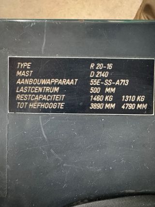 Se vende carretilla eléctrica Still R20-16