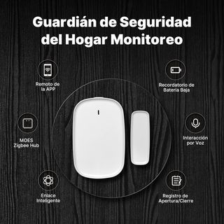 MOES Sensor de Puerta y Ventana Inteligente, Requi