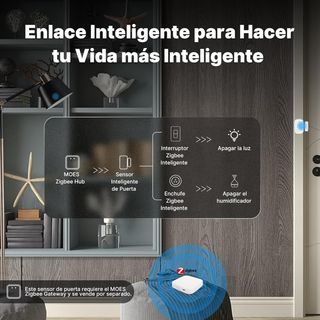 MOES Sensor de Puerta y Ventana Inteligente, Requi