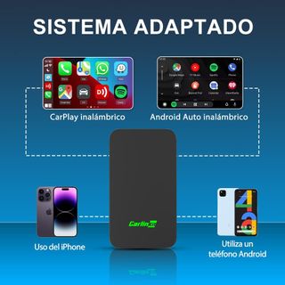Carlinkit 5.0 CarPlay y Android Auto inalambrico (