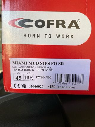 Zapatos de seguridad Cofra