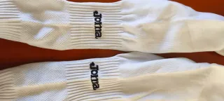 Medias de fútbol Joma blancas ., largo 63 cm