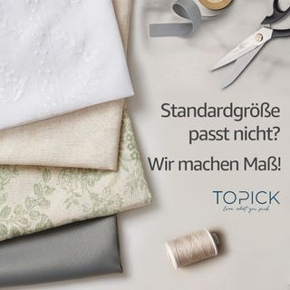 TOPICK Cortinas con Cinta Fruncida Lino Opacas Asp