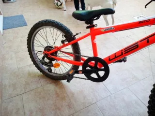 Bicicleta infantil naranja