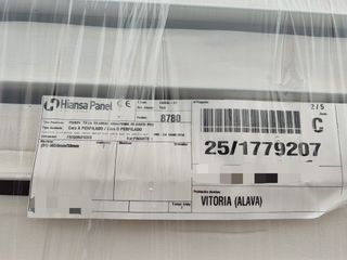 Panel Sandwich Hiansa 6650mm x 30mm.