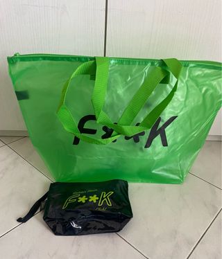 Borsa mare F**K + pochette