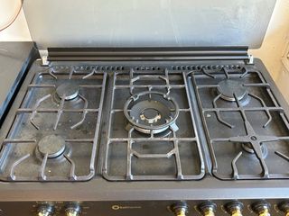 Cucina a Gas Solthermic Nera Rustica 90x