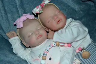 Muñecas reborn gemelas Blanca y Carla