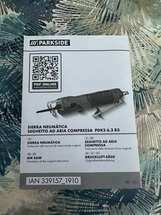 Sierra Neumática PARKSIDE PDKS 6.3 B3