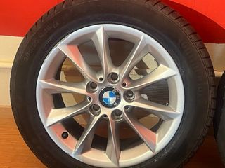 Llanta original bmw y neum invierno continental