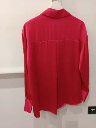 Camisa de raso de zara