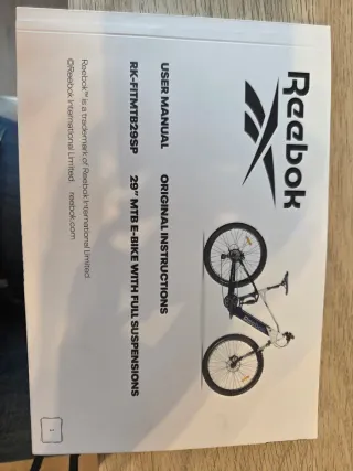 Bicicleta Eléctrica Reebok 29 MTB Hay dos unidades